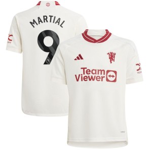 Anthony Martial Manchester United adidas Youth 2023/24 Third Replica Player Jersey - White