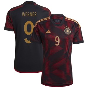 Timo Werner Germany National Team adidas 2022/23 Away Replica Jersey - Black