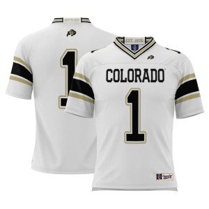#1 Colorado Buffaloes ProSphere Youth Endzone Football Jersey - White