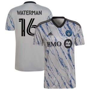 Joel Waterman CF Montreal adidas 2023 Secondary Replica Jersey - Gray