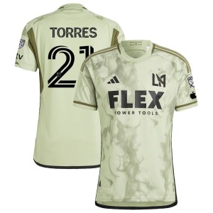 Christian Torres LAFC adidas 2023 Smokescreen Authentic Jersey - Green