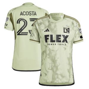 Kellyn Acosta LAFC adidas 2023 Smokescreen Authentic Player Jersey - Green