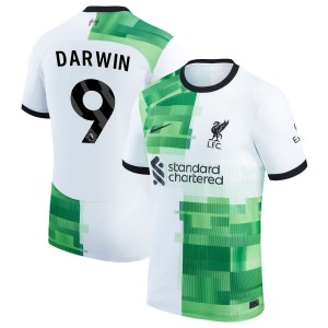Darwin Nunez Darwin  Liverpool Nike 2023/24 Away Replica Jersey - White