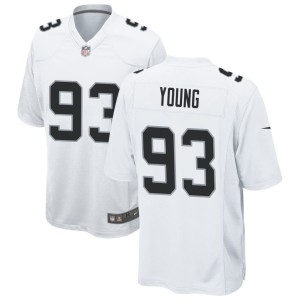 Byron Young Las Vegas Raiders Nike Game Jersey - White