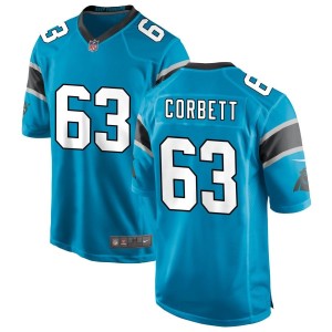 Austin Corbett Carolina Panthers Nike Alternate Game Jersey - Blue