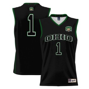 #1 Ohio Bobcats ProSphere Basketball Jersey - Black