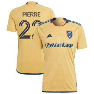 Delentz Pierre Real Salt Lake adidas 2023 The Beehive State Kit Replica Jersey - Gold