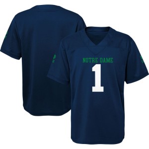 #1 Notre Dame Fighting Irish Youth Jersey - Navy