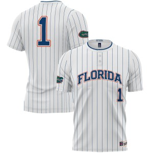 #1 Florida Gators ProSphere Youth Softball Jersey - White