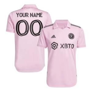 Custom Men's MLS Inter Miami CF 2023/24 Adidas Player Soccer Jersey - Home Pink / Away Black / Third Green