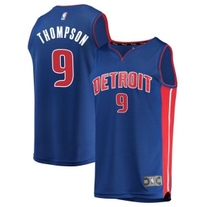 Ausar Thompson Detroit Pistons Fanatics Branded Fast Break Replica Jersey Blue - Icon Edition