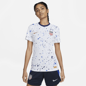 USMNT 2023 Match Home Women's Nike Dri-FIT ADV Soccer Jersey - White/Metallic Gold