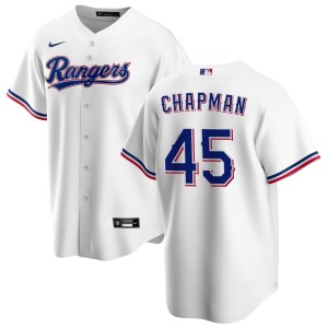 Aroldis Chapman Texas Rangers Nike Home Replica Jersey - White