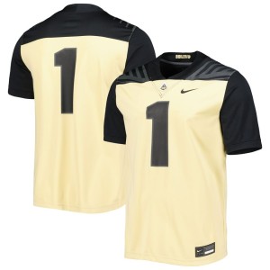 #1 Purdue Boilermakers Nike Untouchable Football Jersey - Gold