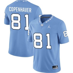 John Copenhaver North Carolina Tar Heels Jordan Brand NIL Replica Football Jersey - Carolina Blue