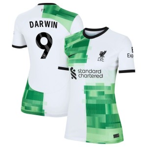 Darwin Nunez Darwin  Liverpool Nike Women's 2023/24 Away Replica Jersey - White