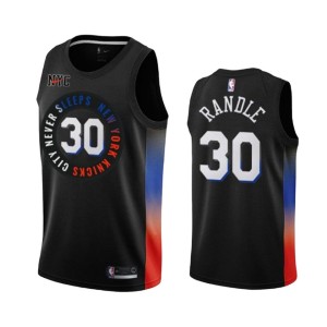 Men's New York Knicks Julius Randle City Edition Jersey - Black