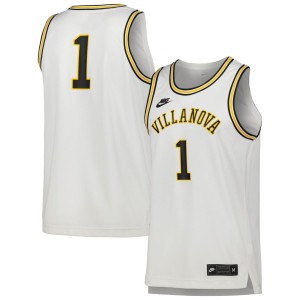 #1 Villanova Wildcats Nike Replica Basketball Jersey - White