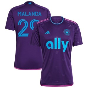 Adilson Malanda Charlotte FC adidas 2023 Crown Jewel Kit Replica Jersey - Purple
