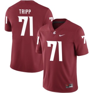 Ashton Tripp Washington State Cougars Nike NIL Replica Football Jersey - Crimson