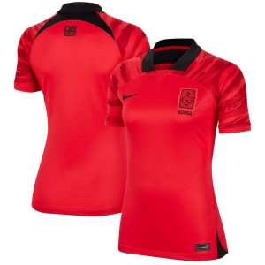 South Korea National Team Nike Women's 2022/23 Home Breathe Stadium Replica Blank Jersey - Red