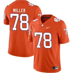 Blake Miller Clemson Tigers Nike NIL Replica Football Jersey - Orange