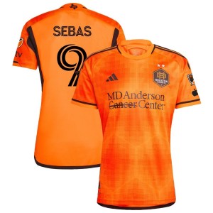 Sebastian Ferreira Sebas Houston Dynamo FC adidas 2023 El Sol Authentic Jersey - Orange