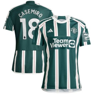 Casemiro Manchester United adidas 2023/24 Away Replica Player Jersey - Green