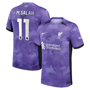 Mohamed Salah Liverpool Nike 2023/24 Third Stadium Replica Player Jersey - Purple