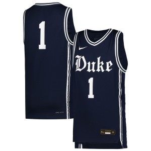 #1 Duke Blue Devils Nike Youth Icon Replica Basketball Jersey - Navy