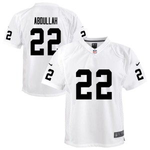 Ameer Abdullah Las Vegas Raiders Nike Youth Team Game Jersey - White