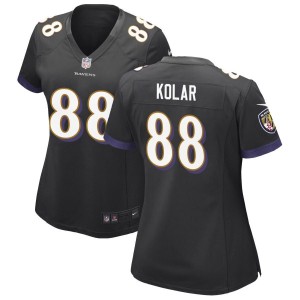 Charlie Kolar Baltimore Ravens Nike Women's Alternate Game Jersey - Black