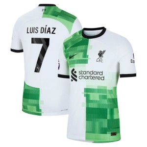 Luis Diaz Liverpool Nike 2023/24 Away Authentic Player Jersey - White