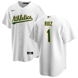 Esteury Ruiz Oakland Athletics Nike Home Replica Jersey - White