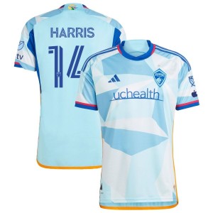 Calvin Harris Colorado Rapids adidas 2023 New Day Kit Authentic Jersey - Light Blue