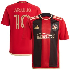Luiz Araujo Atlanta United FC adidas Youth 2023 The 17s' Kit Replica Jersey - Black