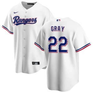 Jon Gray Texas Rangers Nike Home Replica Jersey - White