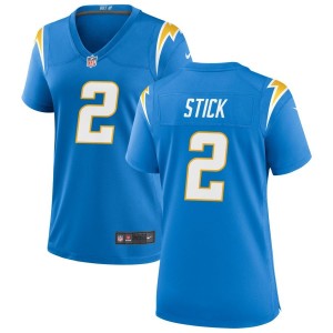 Easton Stick Los Angeles Chargers Nike Women's Game Jersey - Powder Blue