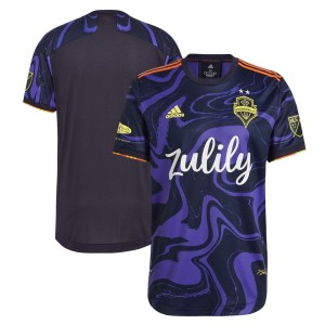 Seattle Sounders FC adidas 2021 The Jimi Hendrix Kit Authentic Jersey - Purple