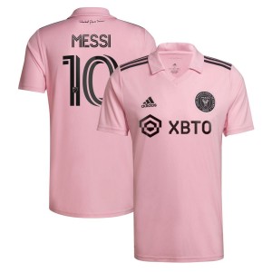 Lionel Messi Inter Miami CF adidas 2023 The Heart Beat Kit Replica Jersey - Pink