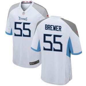 Aaron Brewer Tennessee Titans Nike Game Jersey - White
