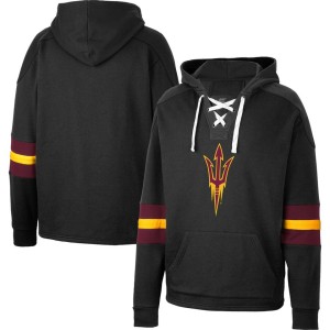 Arizona State Sun Devils Colosseum Lace-Up 4.0 Pullover Hoodie - Black
