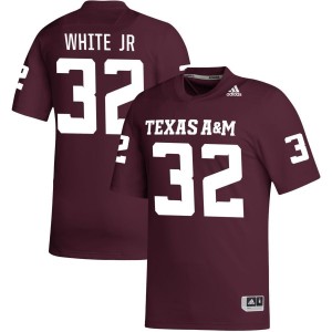Andre White Jr Texas A&M Aggies adidas NIL Replica Football Jersey - Maroon