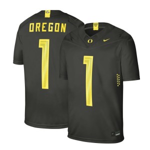 #1 Oregon Ducks Nike Alternate Game Jersey - Sequoia