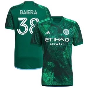 Drew Baiera  New York City FC adidas 2023 The Parks Replica Jersey - Green