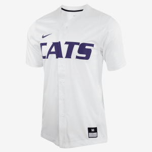 Kansas State Wildcats Men's Nike Dri-FIT College Replica Baseball Jersey - White