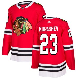Philipp Kurashev Chicago Blackhawks adidas Authentic Jersey - Red