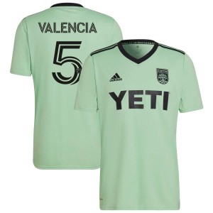 Jhojan Valencia Austin FC adidas 2022 The Sentimiento Kit Replica Jersey - Mint