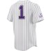 #1 TCU Horned Frogs ProSphere Youth Baseball Jersey - White