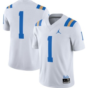 #1 UCLA Bruins Jordan Brand Game Jersey - White